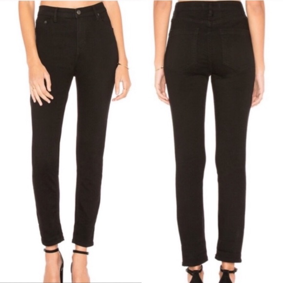 Free People Denim - Free People Black Skinny Jeans 26 Short